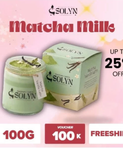 Nến Thơm Matcha Milk – Nến Hũ Thủy Tinh (Hương Trà Xanh Sữa) – SOLYN