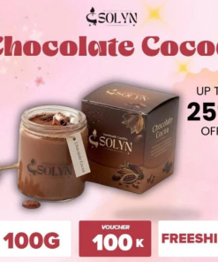 Nến Thơm Chocolate Cocoa – Nến Hũ Thủy Tinh (Hương Socola Cacao) – SOLYN
