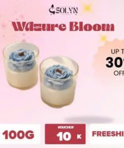 Nến thơm hoa hồng Candles SOLYN – Rose Bloom Candle 100g